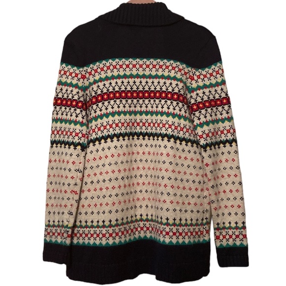 Talbots Women's Petite Fair Isle Cardigan NEW - Picture 2 of 6